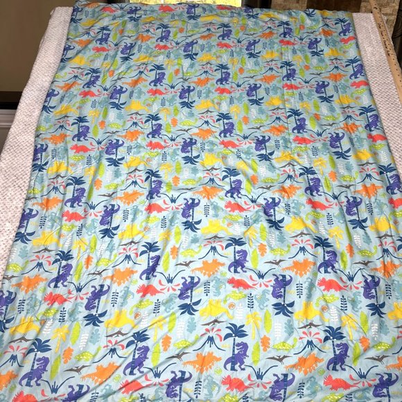 Jurassic World Save Our Dinos Bedding Comforter Blue Green Toddler Bed Blanket - Picture 6 of 11